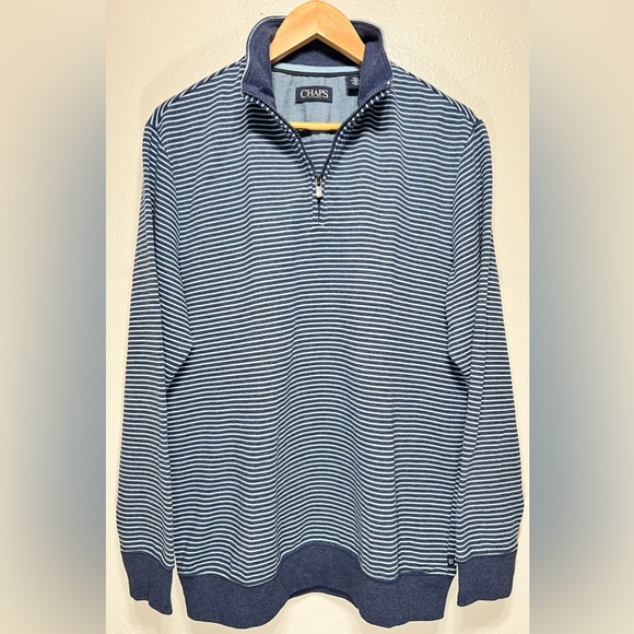 Chaps Sweater Quarter Zip Pullover Men’s L Classic Fit! Great Condition!! - Picture 4 of 16